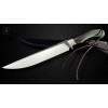 ЧОРНА ПЕРЛИНА ніж ручної роботи майстра RUSLAN KNIVES, замовити купити в Україні, сталь N690™, 61 HRC кріо